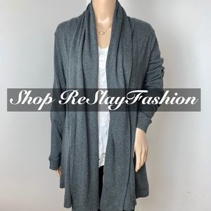⭐️Calvin Klein Medium Gray Open Cardigan⭐️